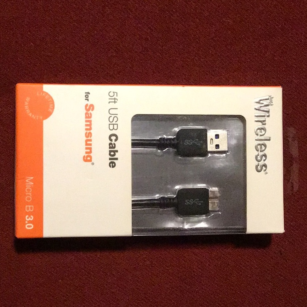 USB Cable 5ft. For Samsung